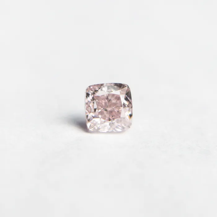 030ct 344x336x263mm GIA SI1 Fancy Pink Cushion Brilliant 2410301 Misfit Diamonds Earrings