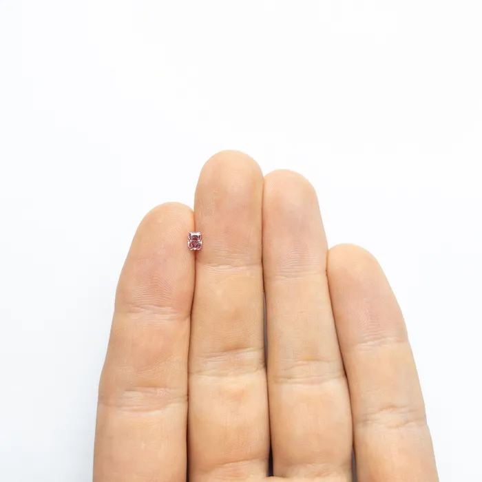030ct 422x328x229mm GIA SI2 Fancy Pink Cut Corner Rectangle Brilliant 2415601 Misfit Diamonds Rings