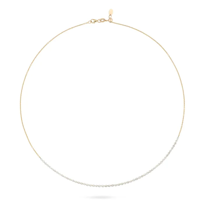 14 Karat Yellow Gold Aspen Air 575 Diamond Necklace RACHEL LYNN CHICAGO Necklaces