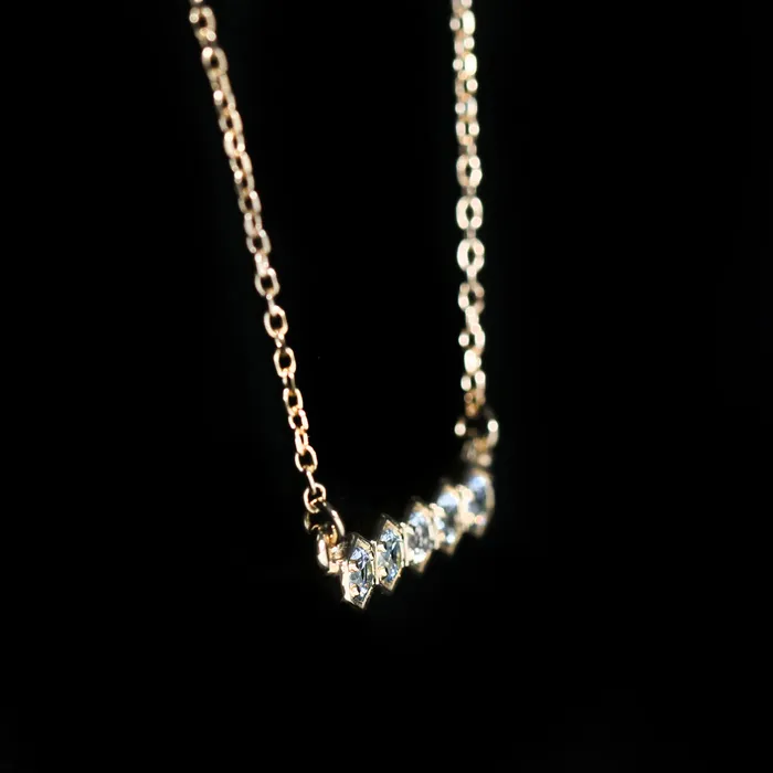 14K Yellow Gold Sapphire Bar Necklace Stuller Necklaces
