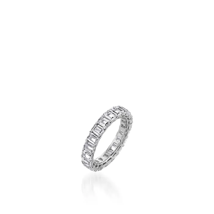 45Carat EmeraldCut Natural Diamond Eternity Band Jewelers Mutual Rings 45Carat EmeraldCut Natural Diamond Eternity Band Jewelers Mutual Rings