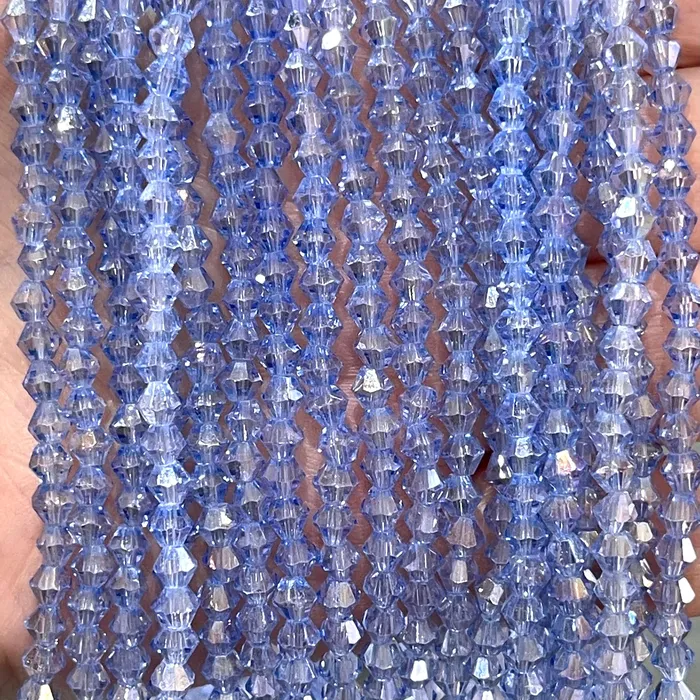 4mm Crystal Bicone Beads PBC4B1 Peppy Beads Earrings