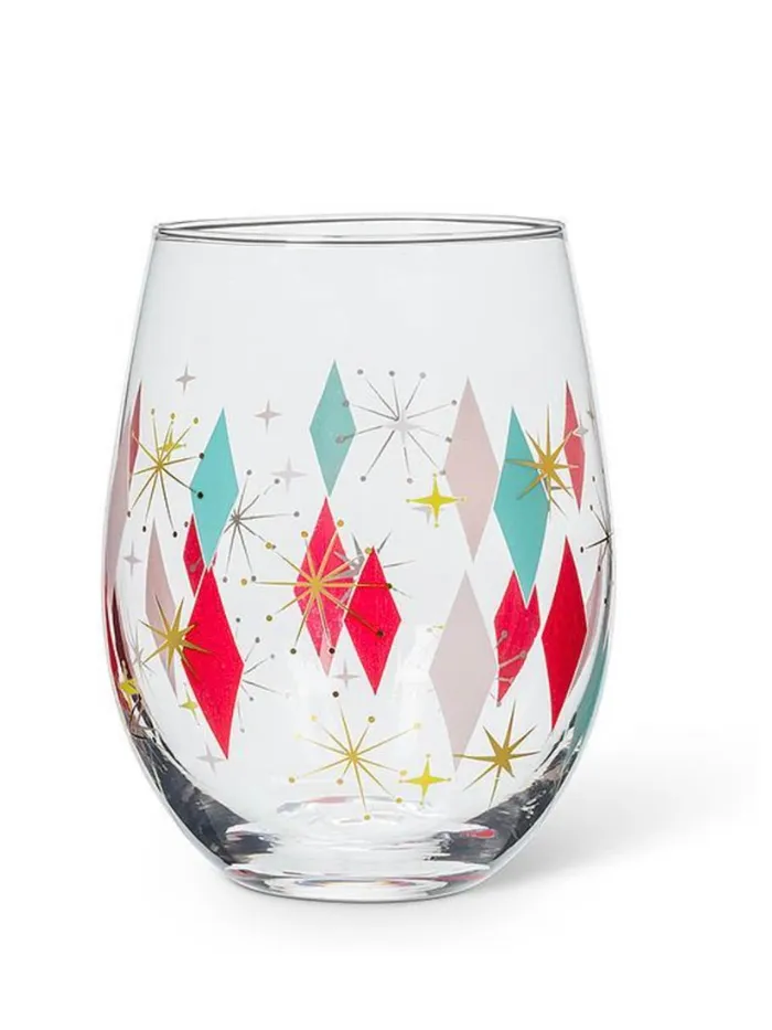 Abbott Stemless Wine Glass Earrings