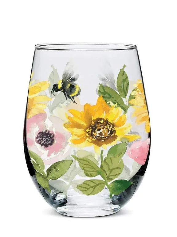 Abbott Stemless Wine Glass Earrings