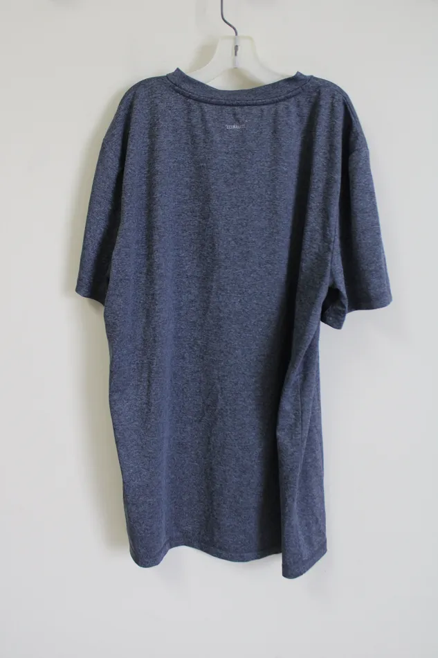 Adidas Adidas Blue Logo Shirt Youth XL 1820 Rings