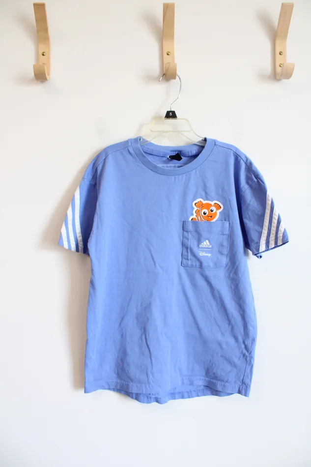 Adidas Disney Blue Nemo Shirt Youth S 8 Adidas Rings