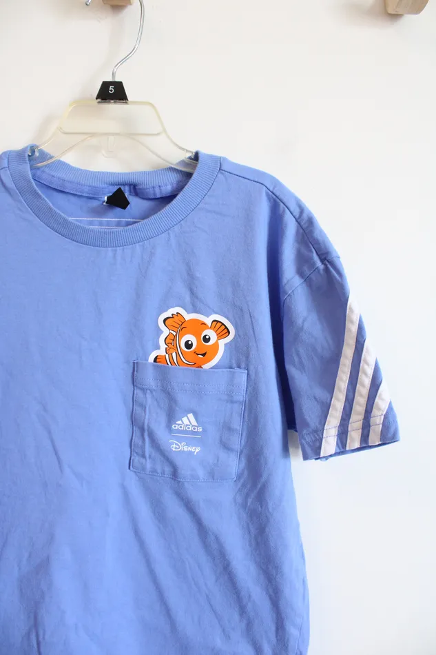 Adidas Disney Blue Nemo Shirt Youth S 8 Adidas Rings