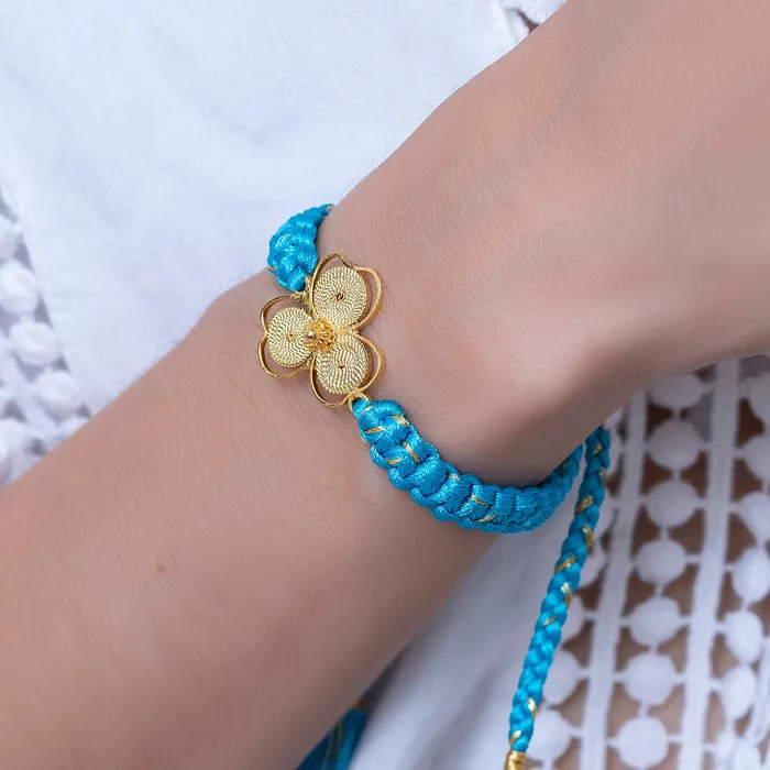 Agua Marina Bracelets Shamrock Filigree Bracelet