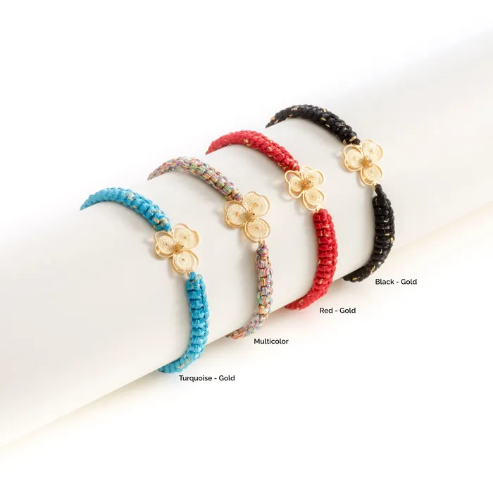 Agua Marina Bracelets Shamrock Filigree Bracelet