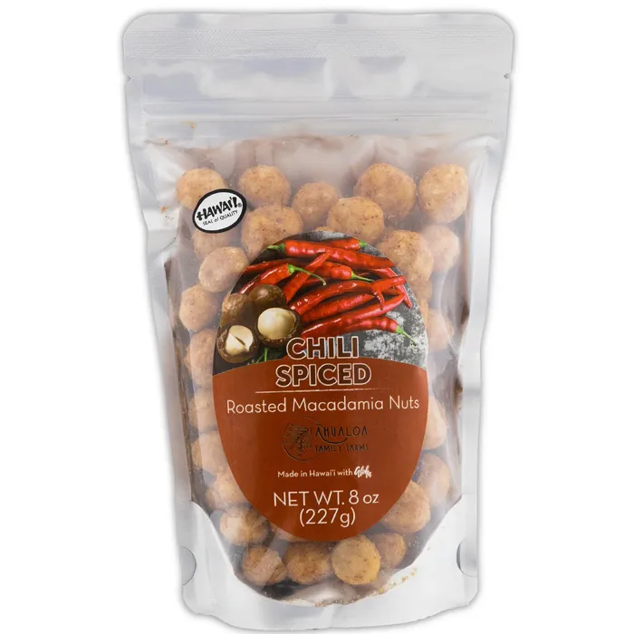 Ahualoa Chili Spiced Hawaii Macadamia Nuts 8 oz AHUALOAFARMS Earrings