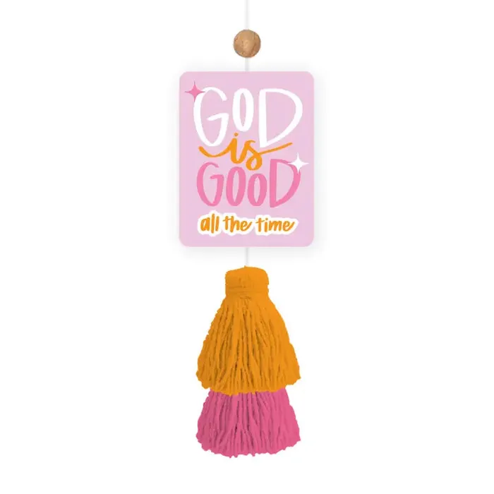 Air Freshener God Is Good Mary Square Earrings