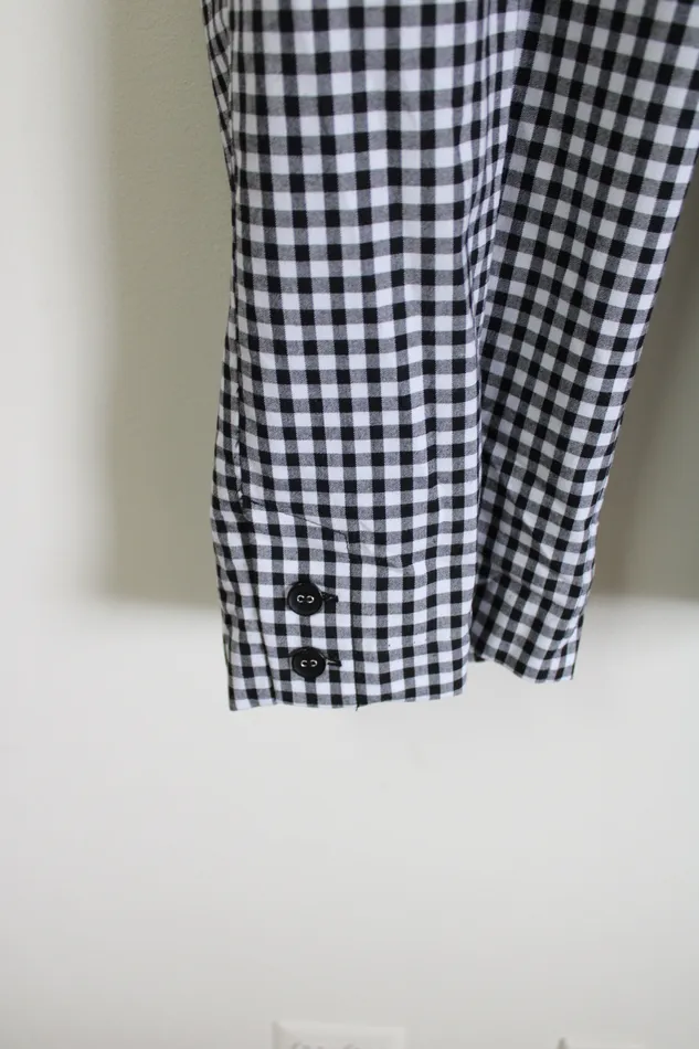 Alfred Dunner Black White Gingham Capri 14 Alfred Dunner Rings