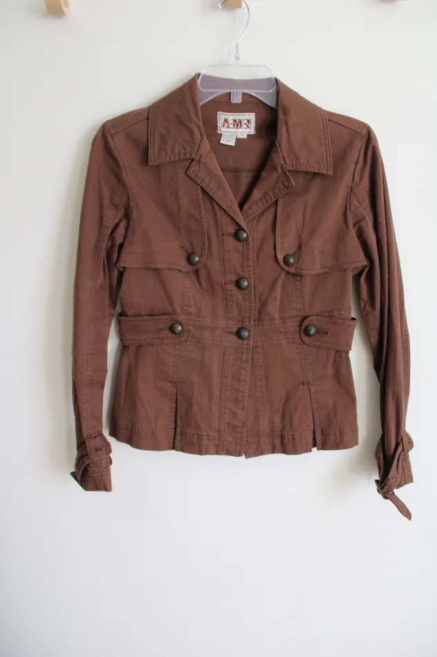 AMX Earrings AMX Brown Jacket S