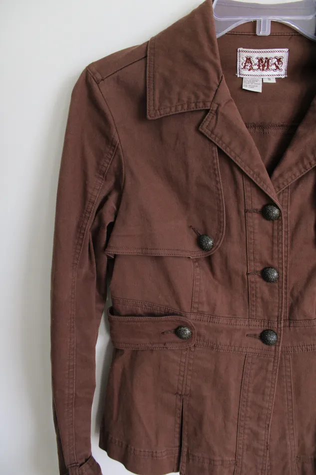 AMX Earrings AMX Brown Jacket S