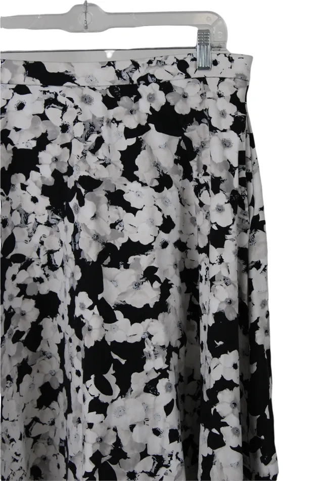 Andrienne Vittadini Rings Adrienne Vittadini White Floral Skirt XL