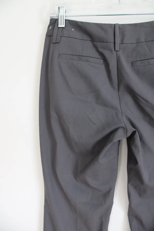 Ann Taylor LOFT LOFT Gray Work Trouser Pant 0 Petite Earrings