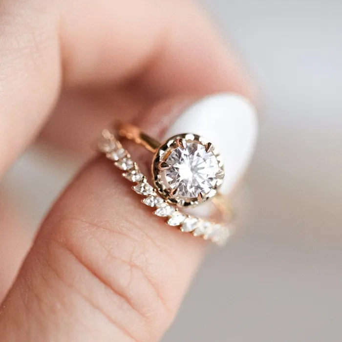 Arched Petite Domino Marquise Band Earth Mined Consider Bridal Rings Arched Petite Domino Marquise Band Earth Mined Consider Bridal Rings