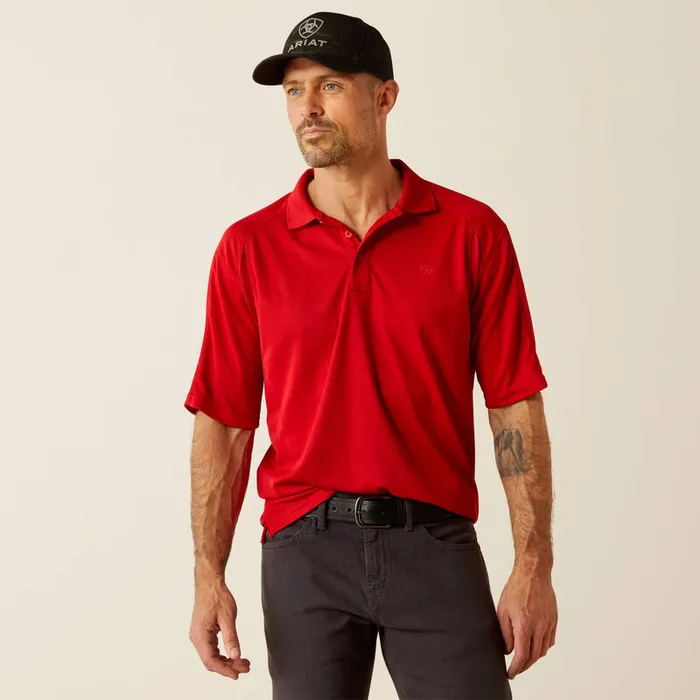 ARIAT MENS AC POLO HAUTE RED ARIAT MENS CLOTHING Earrings