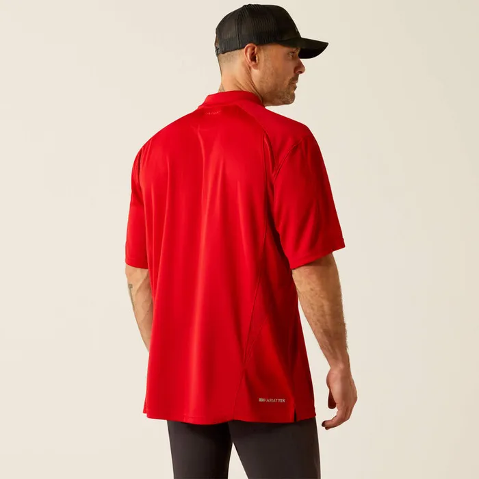 ARIAT MENS AC POLO HAUTE RED ARIAT MENS CLOTHING Earrings