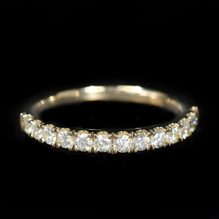 BR Designs 14K Yellow Gold 050 CTW Diamond Band Rings