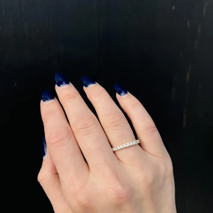 BR Designs 14K Yellow Gold 050 CTW Diamond Band Rings