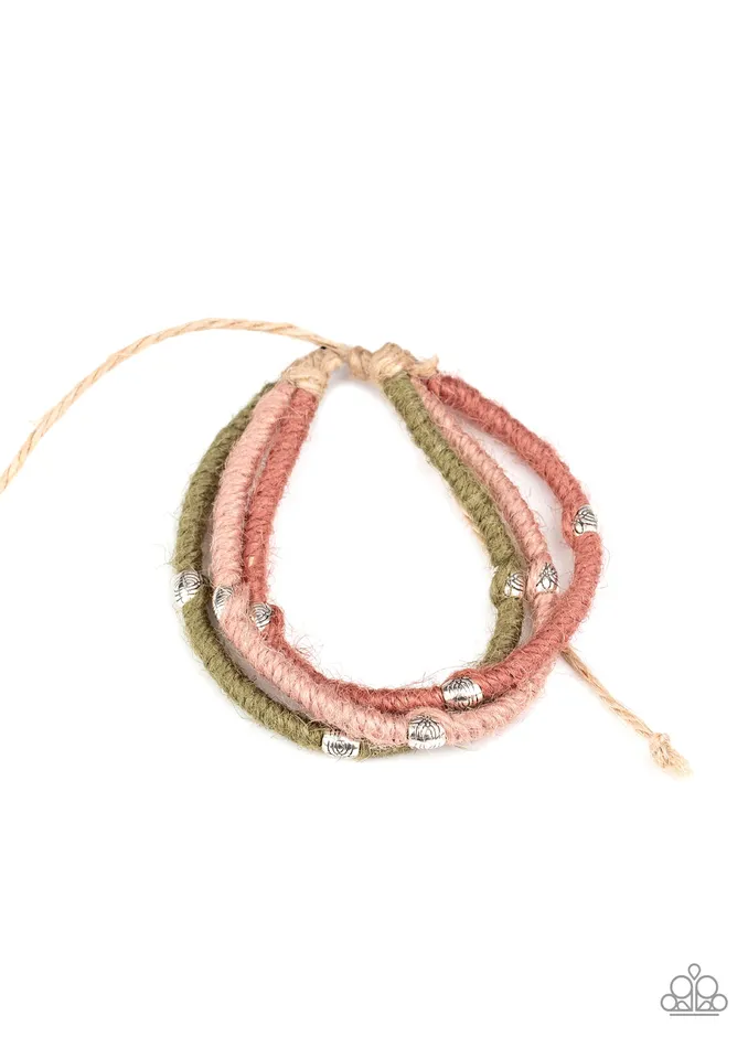 Beach Boundaries Multi Paparazzi Accessories Earrings