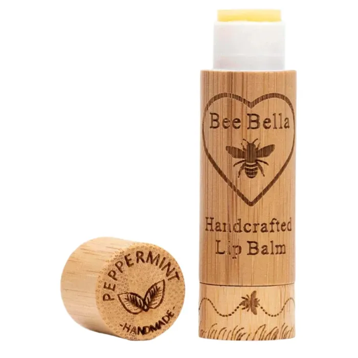 Bee Bella Handcrafted Candy Cane Lip Balm BEEBELLA Earrings