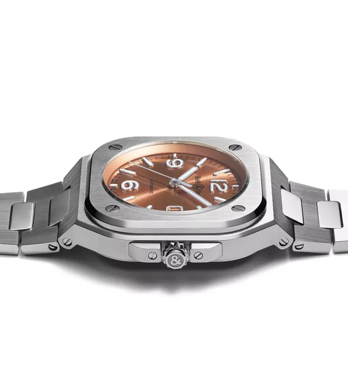 BELL ROSS BELL ROSS BR05AUTOSTEELBRACELETCOPPER BROWN40MM Bracelets