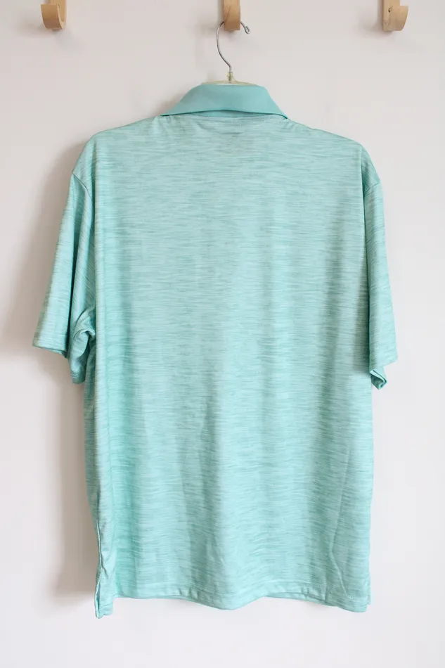 Ben Hogan Earrings Ben Hogan Turquoise Green Polo Shirt L