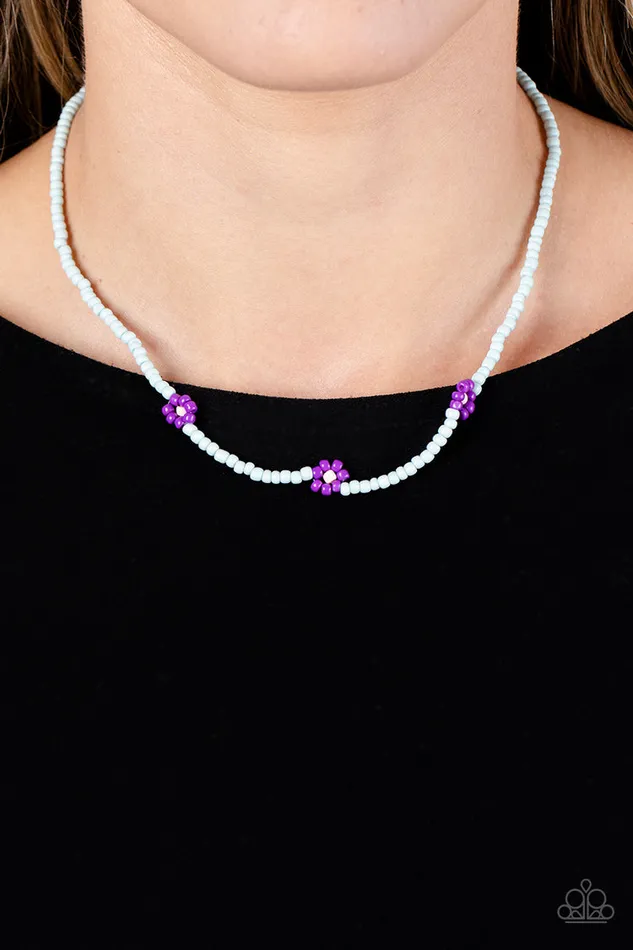 Bewitching Beading Purple Paparazzi Accessories Earrings