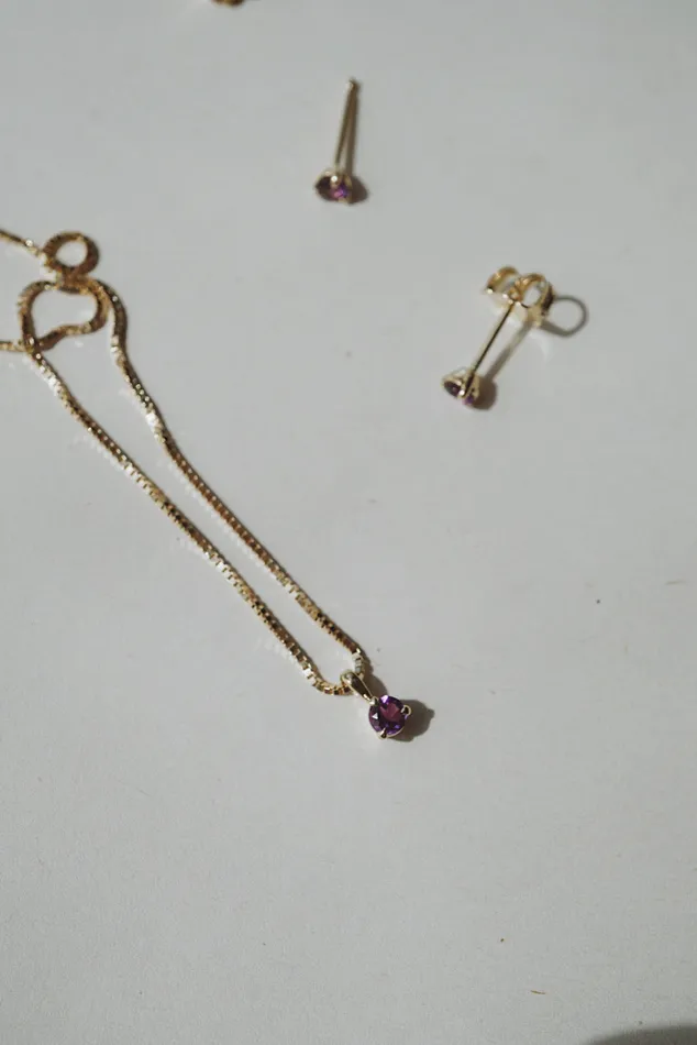 Birthstone Necklace madetoorder Foe Dear Necklaces