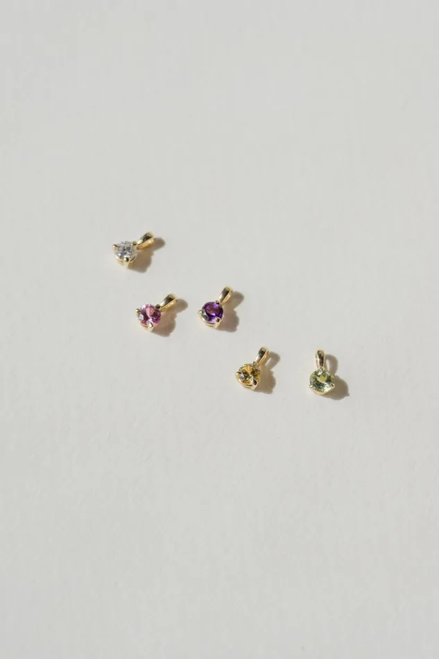 Birthstone Necklace madetoorder Foe Dear Necklaces