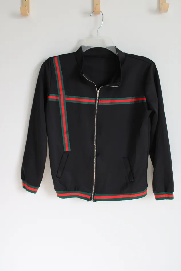 Black Red Green Light Jacket 12 Jubilee Thrift Necklaces