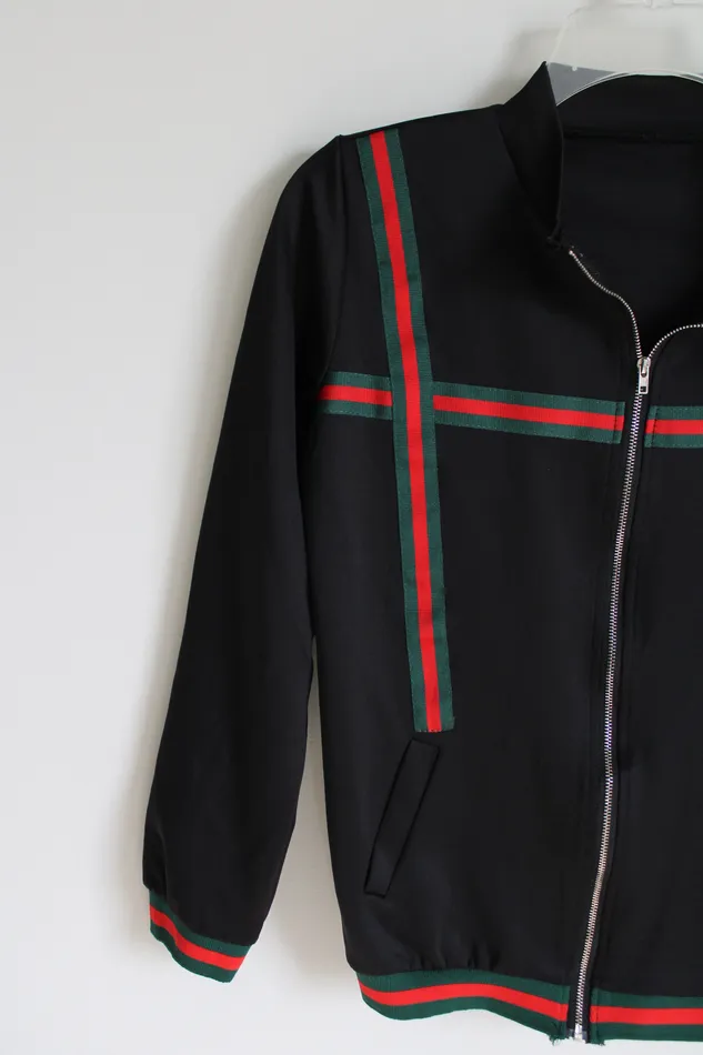 Black Red Green Light Jacket 12 Jubilee Thrift Necklaces