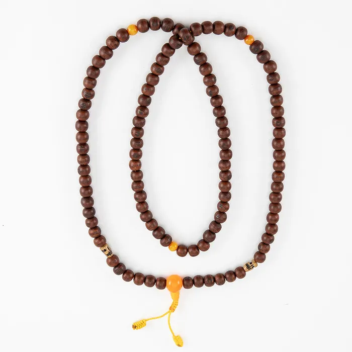Bodhi Seed Mala Nirvana Mala Earrings