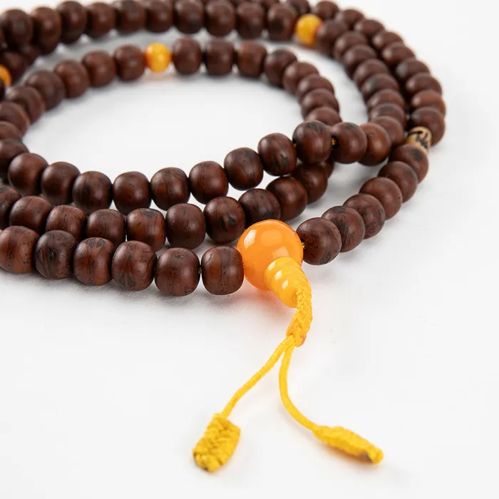 Bodhi Seed Mala Nirvana Mala Earrings