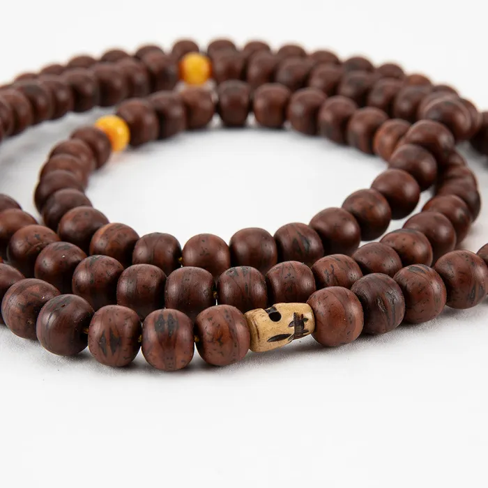 Bodhi Seed Mala Nirvana Mala Earrings