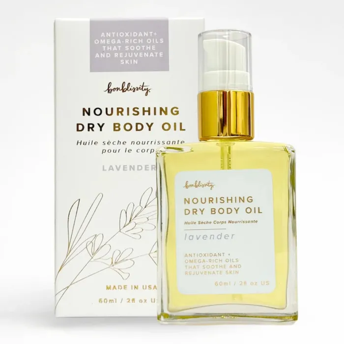 Bonblissity Lavender Nourishing Dry Body Oil 2 oz BONBLISSITY Earrings