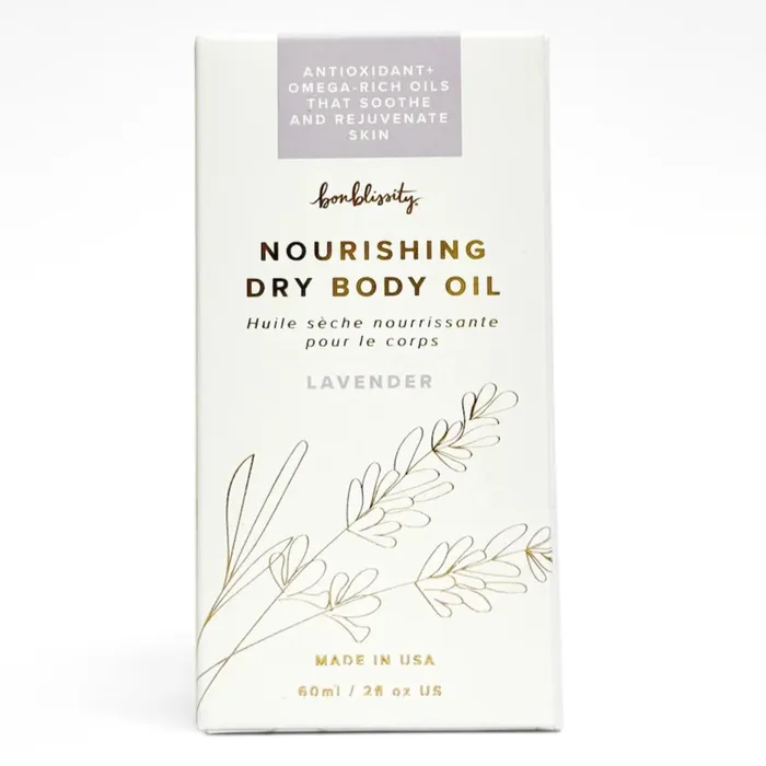 Bonblissity Lavender Nourishing Dry Body Oil 2 oz BONBLISSITY Earrings