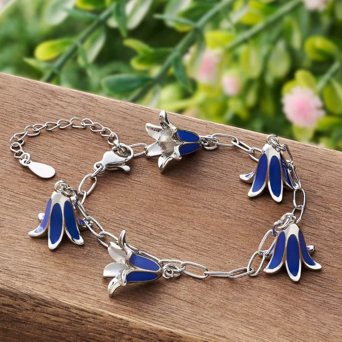 Bracelets Chadds Ford Jewelry Bluebell Flower Bracelet