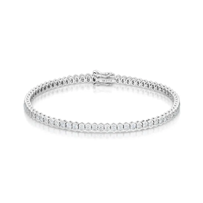Bracelets Stephen Silver Fine Jewelry 317 Carat Diamond Line Bracelet