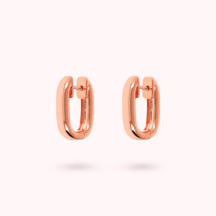 Bronzallure Earrings Orecchini a Cerchio Ovali