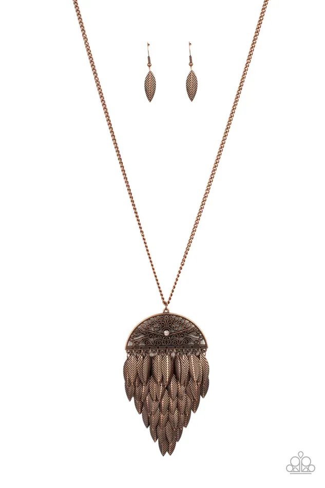Canopy Cruise Copper Paparazzi Accessories Earrings