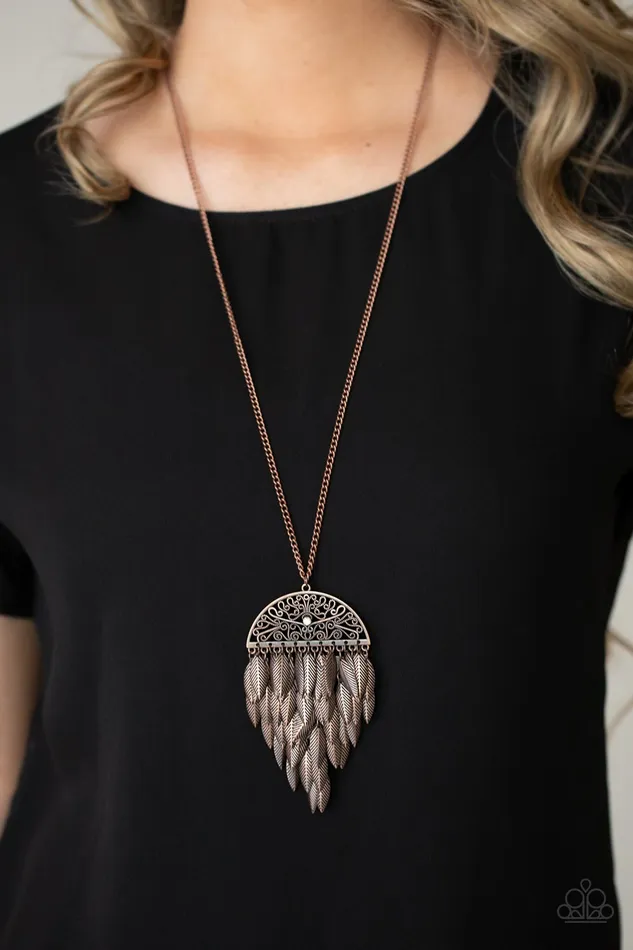 Canopy Cruise Copper Paparazzi Accessories Earrings