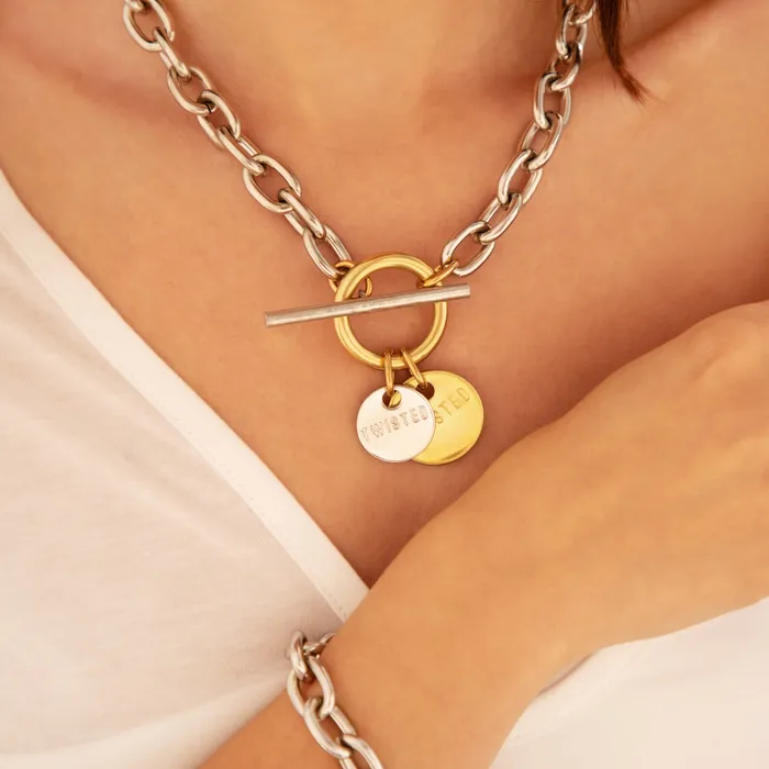 CAPTURE Necklace Twisted Silver Necklaces