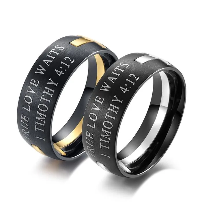 Christian Ring br True Love Waits Lords Guidance Rings