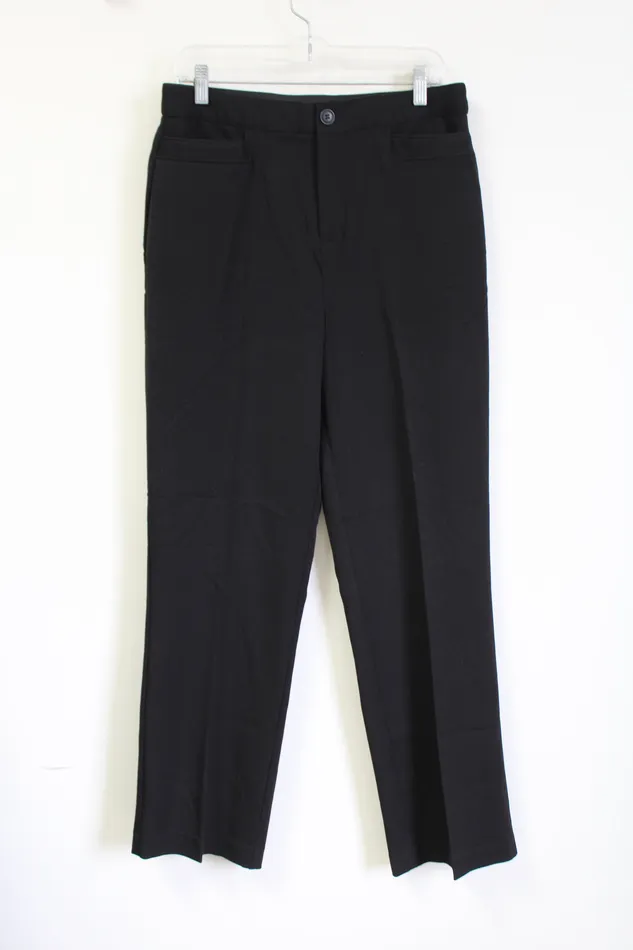 Christopher Banks Black Straight Fit Dress Pant 10 Christopher Banks Rings