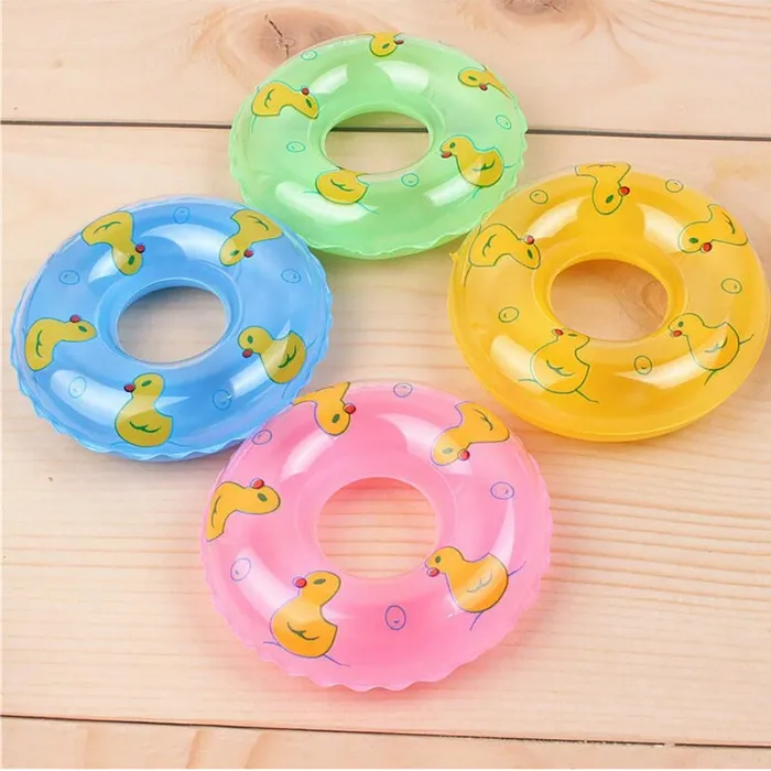 CJ Rings Mini Air Swimming Pool Ring 16 Scale Doll Accessory for BJD and Barbie CJ Rings Mini Air Swimming Pool Ring 16 Scale Doll Accessory for BJD and Barbie