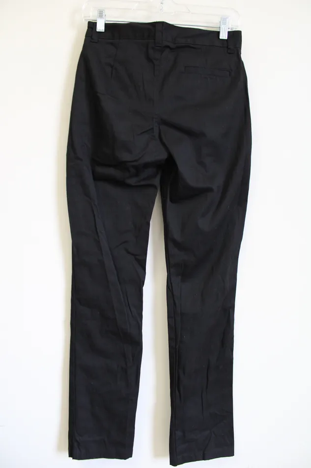 Classroom Uniforms Rings Classroom Uniforms High Rise Black Straight Leg Pant 12