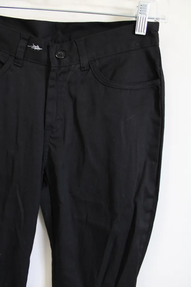 Classroom Uniforms Rings Classroom Uniforms High Rise Black Straight Leg Pant 12